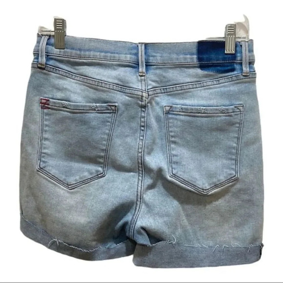 URBAN OUTFITTERS BDG Crop Twig High Rise Denim Shorts 29W Light Wash Medium - Picture 2 of 7